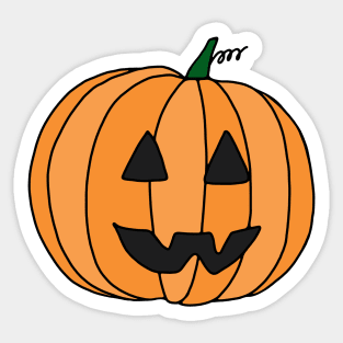 Jack O&#39;Lantern Halloween Pumpkin Sticker